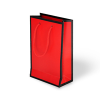 11x16x5 Karton Çanta -Mat Kırmızı-