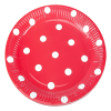 Karton Tabak TBK012 8li -Puantiyeli Kırmızı-