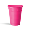 Plastik Büyük Meşrubat Bardağı 8li -Şeker Pembe-