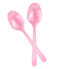 Plastik Kaşık 25li -Pembe-