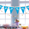 Üçgen Flama FLM014 -Baby Shower Mavi Leylek-