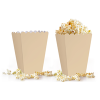 Popcorn Kutusu 8li -Düz Krem-