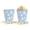 Popcorn Kutusu 8li -Puanlı Açık Mavi
