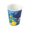 Karton Bardak BRDK007 8li -Mutlu Balıklar Mavi-