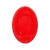 Plastik Oval Kase 8li -Kırmızı-