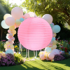 Kağıt Fener 20cm Pembe -KF032Pmb-