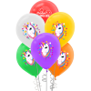 Rainbow Unicorn Lisanslı Balon 100lü