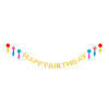 Petekli Zincir Süs Püsküllü Hppy.Bday. -KF123-