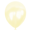 12 Eco Metalik Balon 100lü -Krem-