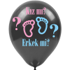 Pastel Balon Baskılı 100lü -Cinsiyet-