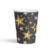 Karton Bardak 8oz 8li -Samanyolu Siyah-