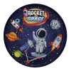 Karton Tabak 23cm 8li -Rocket Space-