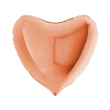 Kalp Folyo Balon 18 -Rosegold-