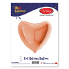 Kalp Folyo Balon 24 -Rosegold-
