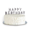 Happy Birthday Set Mum -Metalik Gümüş-