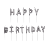 Happy Birthday Set Mum -Metalik Gümüş-