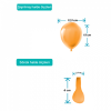 5 Pastel Balon 100lü -Turuncu-