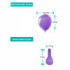 5 Pastel Balon 100lü -Mor-