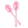 Tek Kullanımlık Plastik Kaşık 24lü -Pembe-