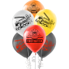 Pastel Balon Baskılı 100lü -Fire Fighter-