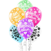 Pastel Balon Çepeçevre Baskılı100lü -Geçmiş Olsun-