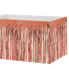 Metalize Masa Eteği -Rose Gold-
