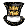Folyo Balon 63cm New Year Şapka -XTS_YX448-