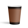 Karton Bardak 8oz 8li -Retro Tarçın-