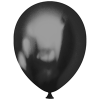10 Metalik Balon 100lü -Siyah-
