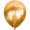 10 Metalik Balon 100lü -Altın-