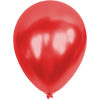10 Metalik Balon 100lü -Kırmızı-