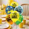Pastel Balon Baskılı 100lü -İş Makinaları-