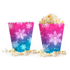 Popcorn Kutusu 8li - Snowflakes-
