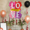 29 Grabo Folyo Balon -Valentine Love Color Block-