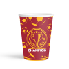 Karton Bardak 8oz 8li -Champion Sarı Kırmızı-