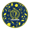 Karton Tabak 23cm 8li -Champion Sarı Lacivert-