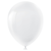 12 Spot Pastel Balon 100lü -Beyaz-