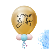 18 Cinsiyet Partisi Balon Kiti -Mirror Gold Blue-