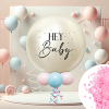 24 Cinsiyet Partisi Balon Kiti -Mirror White Gold & Pink-