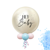 24 Cinsiyet Partisi Balon Kiti -Mirror White Gold & Blue-