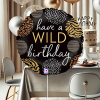 18 Grabo Folyo Balon -Wild Birthday-