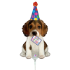 14 Grabo Folyo Balon -Birthday Puppy mini-