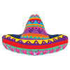 32 Grabo Folyo Balon -Festive Sombrero-