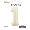 Rakam Folyo Balon 34 Krem -1