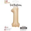 Rakam Folyo Balon 34 Karamel -1