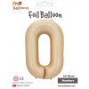 Rakam Folyo Balon 34 Karamel -0
