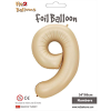 Rakam Folyo Balon 34 Karamel -9