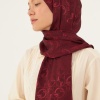 Daka Desen Parlak Jakar Şal - Bordo