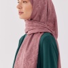 Daka Desen Parlak Jakar Şal - Leylak