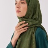 Daka Desen Parlak Jakar Şal - Yeşil